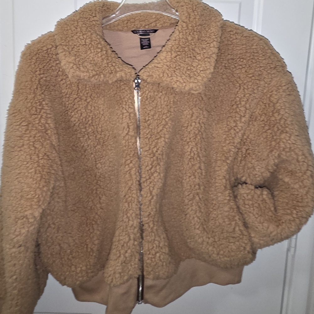 Victoria's Secret Tan Teddy Jacket